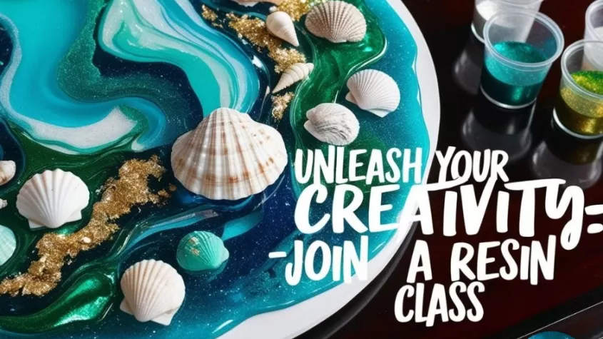 Join one of our weekly resin classes! Learn a new craft, make friends, and have fun!