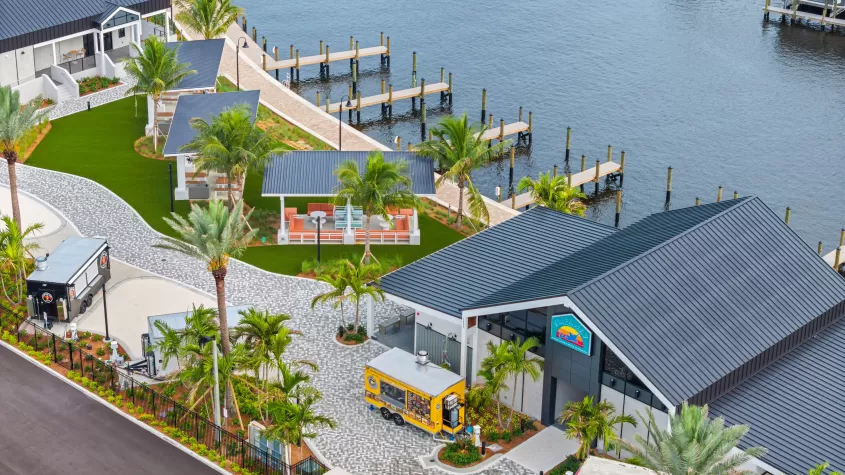 Aerial view of Slipaway