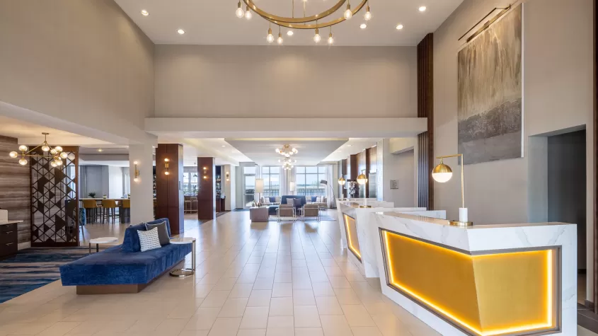 Crowne Plaza lobby