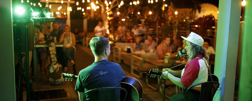 Judy Blank performs with Caleb Neff at Downtown Social House